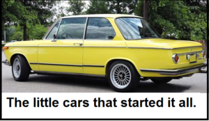 BMW 2002 yellow BMWCCA LA